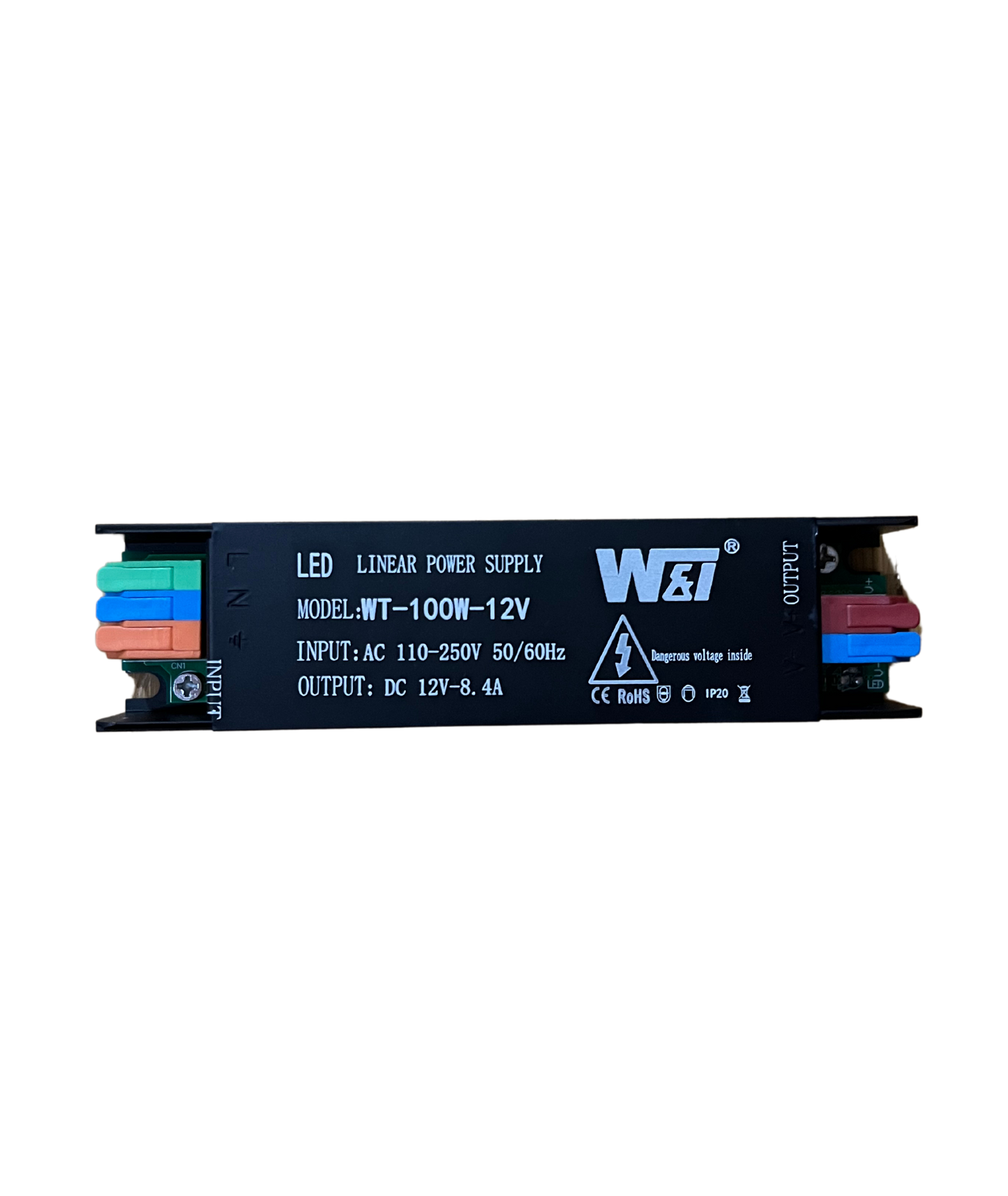 Transformator LED Clips Ultra 12V-24V 100W-400W pentru Benzi LED, Silențios și Durabil