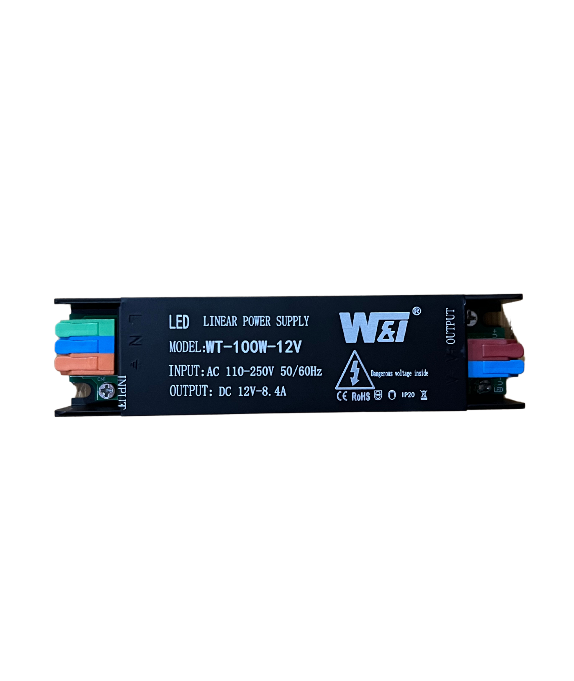 Transformator LED Clips Ultra 12V-24V 100W-400W pentru Benzi LED, Silențios și Durabil