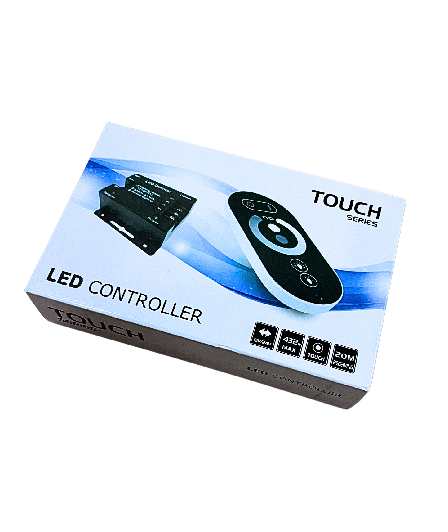 Controler LED 12-24V cu Touch și Dimmer pentru ajustare luminozitate