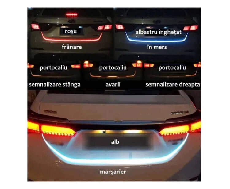 Lumini frana si marsarier auto