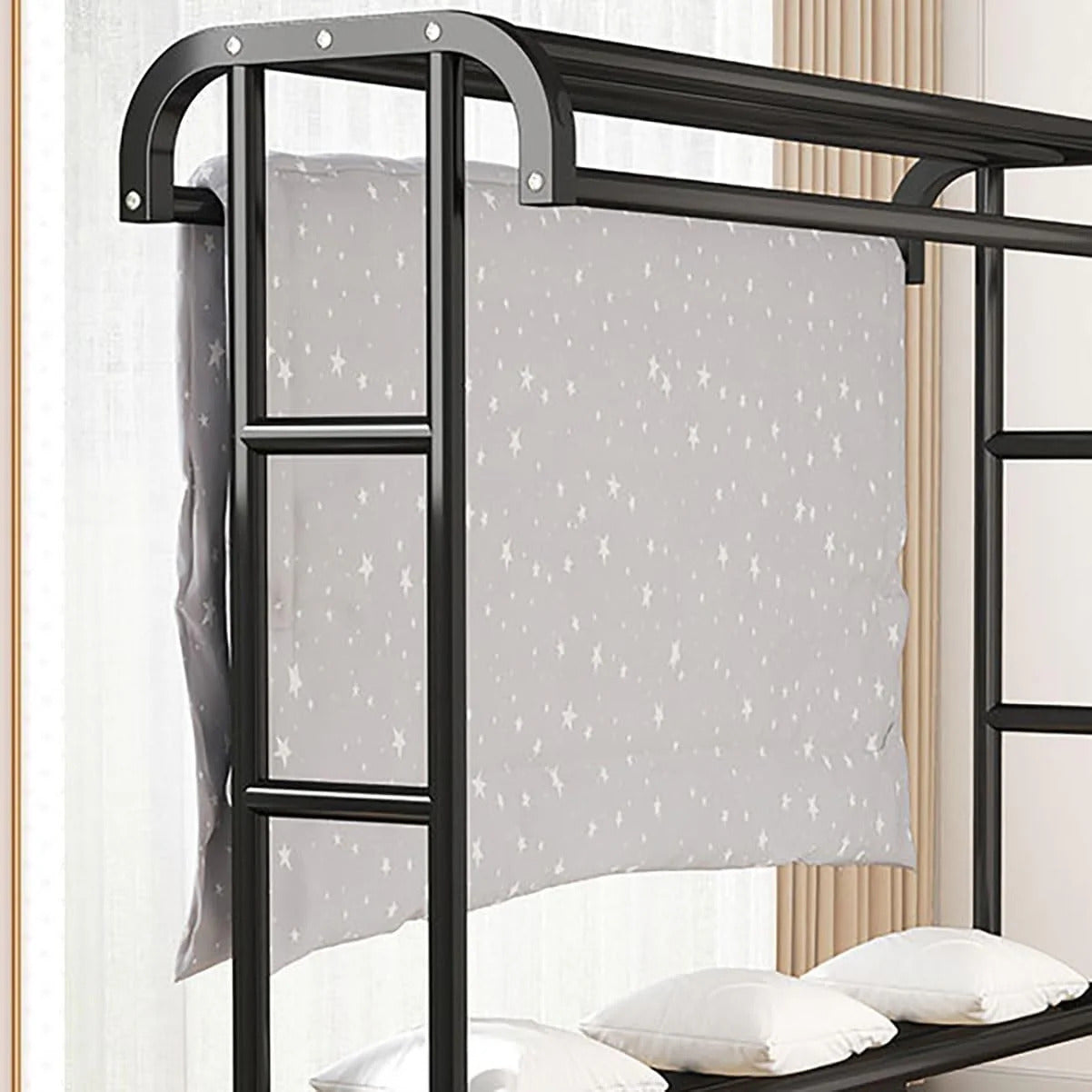 organizator metalic pentru dormitor sau hol – suport dublu haine