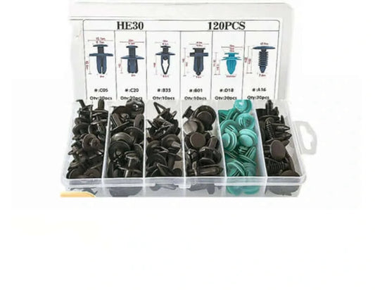 Trusa kit clipsuri tapiterie auto