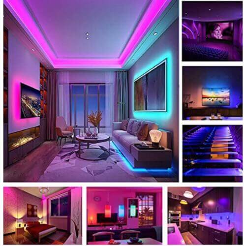 Bandă LED RGB 5050 Premium cu Protecție Cauciuc, 180 LED-uri/m
