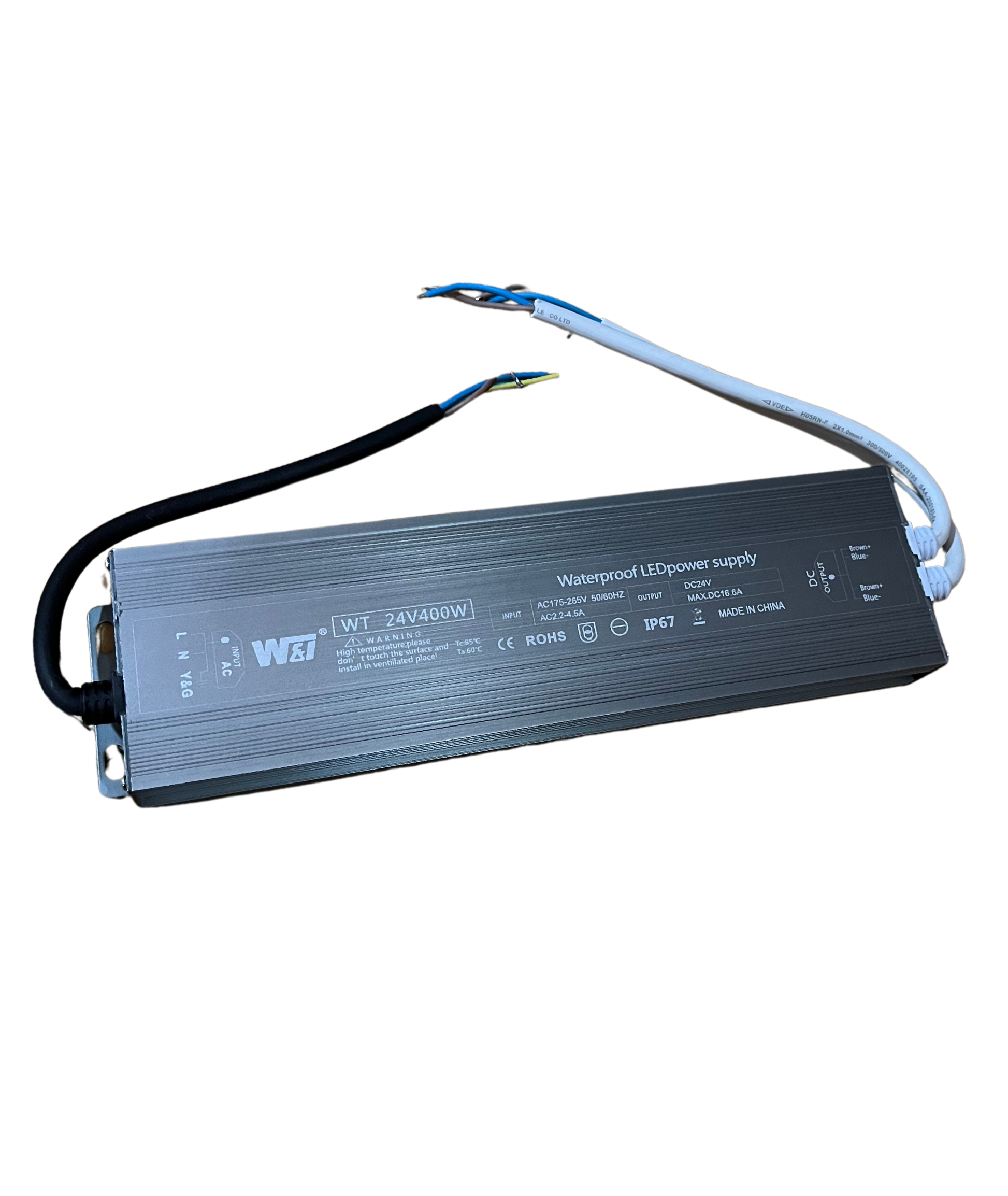 Transformator LED Premium 24V IP67 300W-400W pentru Benzi LED Silențios