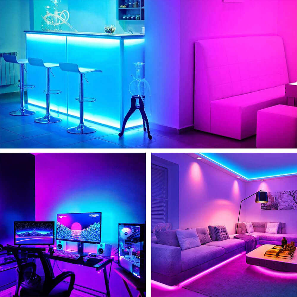 Bandă LED RGB Premium 5050, 180 LED-uri/m, Iluminare Durabilă