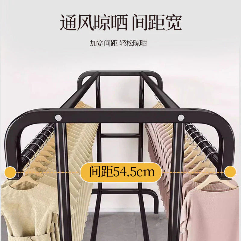 raft metalic pentru haine și pantofi – design practic și elegant