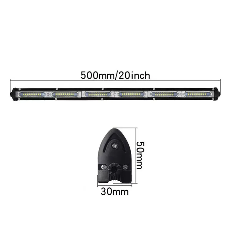 Lampa LED Tip Bară Auto Premium 360W-720W IP67 Aluminiu