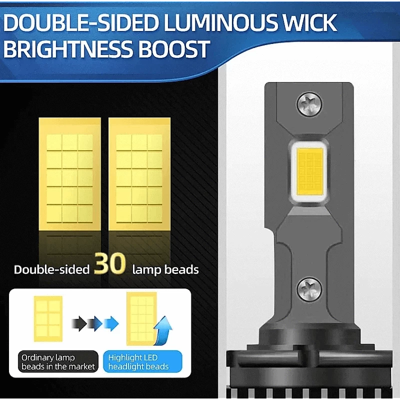 Set 2 becuri D2S LED