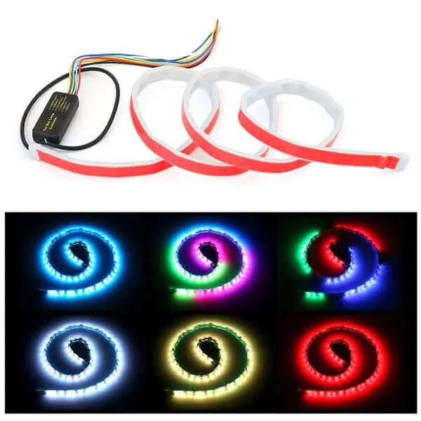 Banda luminoasa RGB pentru masina