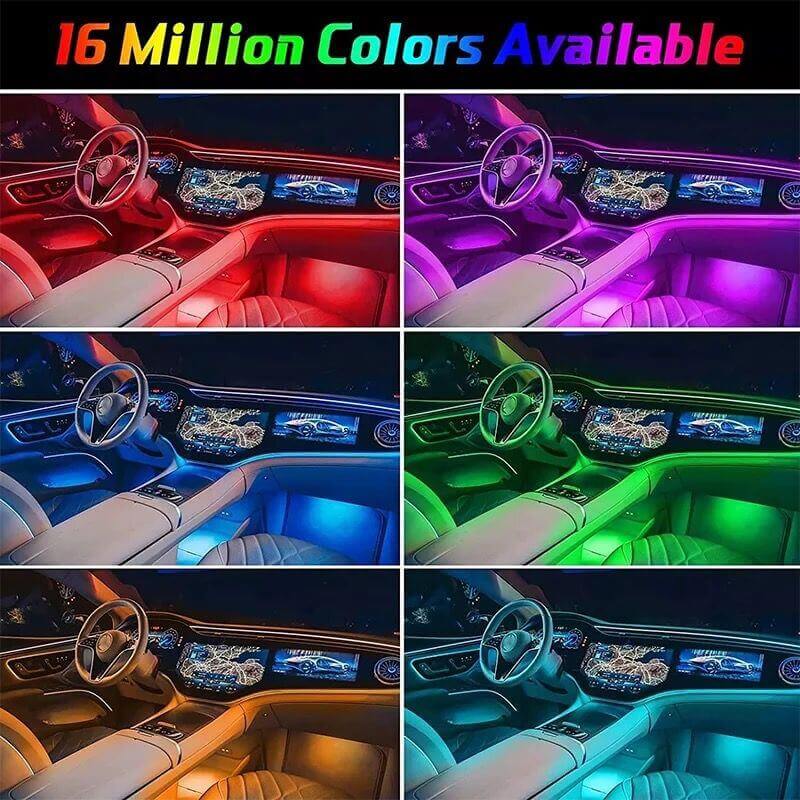 Becuri LED RGB pentru mașină