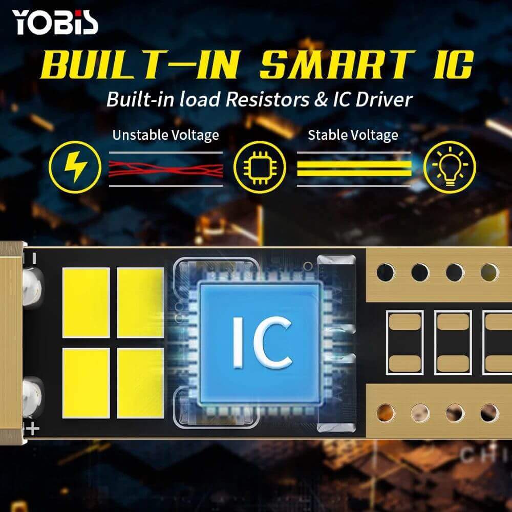 Set Becuri LED T10 Fără Eroare Canbus