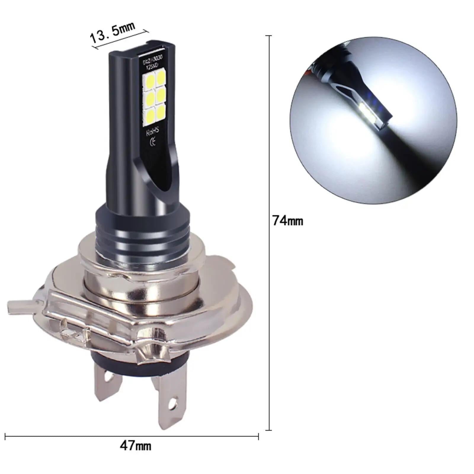 Becuri LED H4 1:1 CANBUS 14000LM 100W pentru Mașină