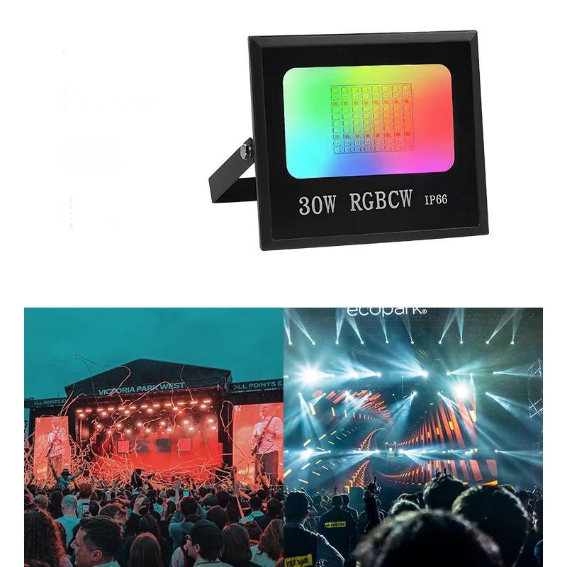 Proiector LED RGB IP66 30W cu telecomandă și 50.000 ore de funcționare