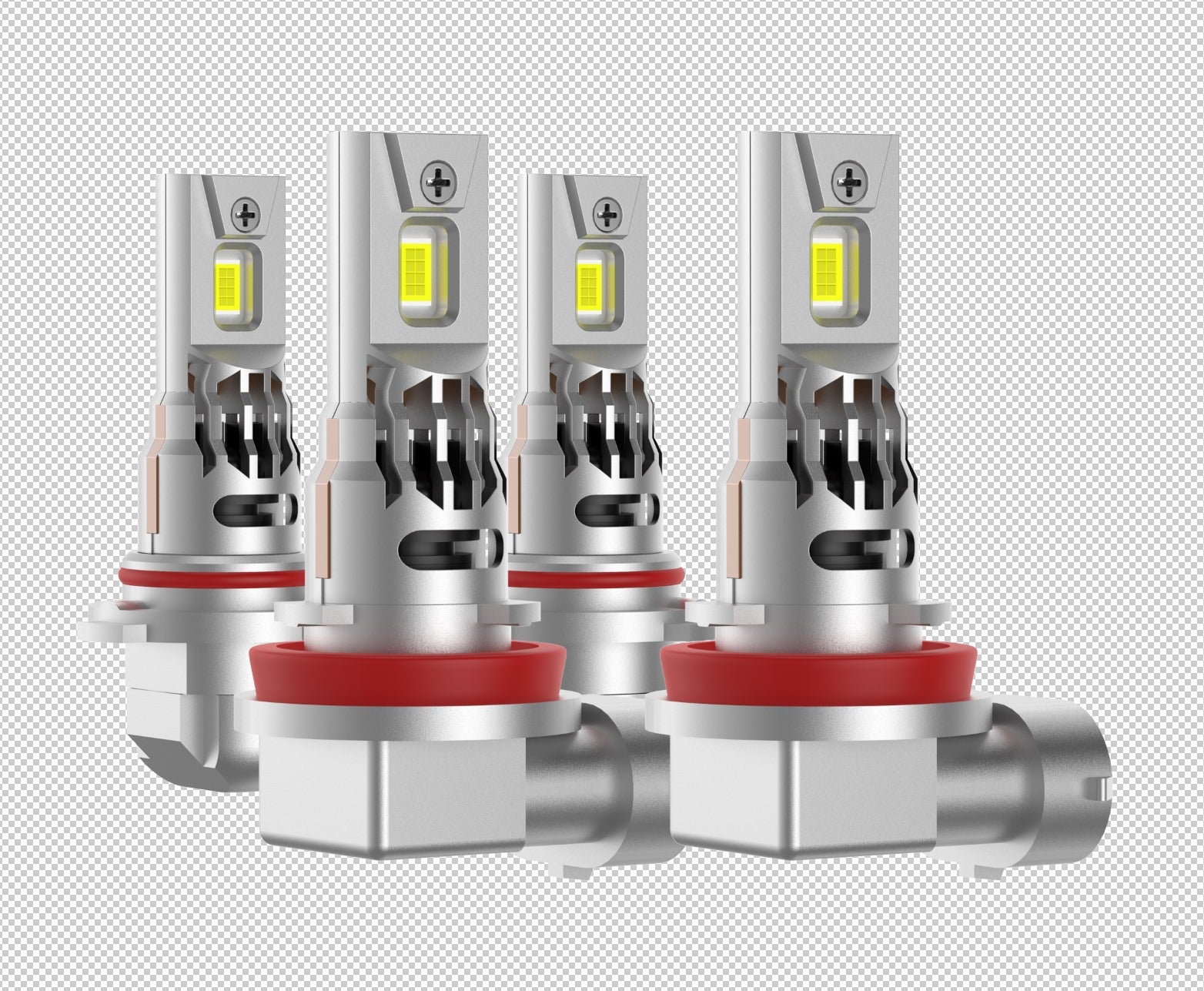 Becuri LED H11 auto CANBUS 160W cu ventilator de răcire