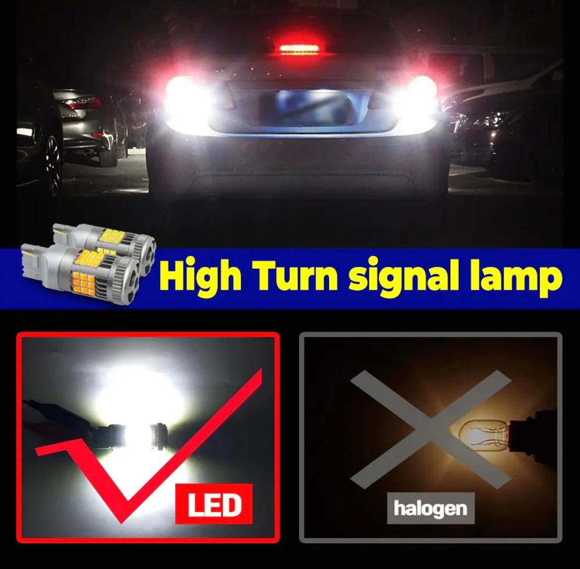 Becuri auto LED T20 CANBUS 150W Lumină Albă Rece 6000K cu Ventilator