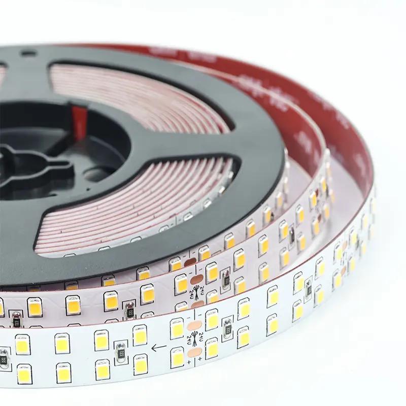 Bandă LED 10M 24V cu Bandă Dublu Adezivă Alb Rece