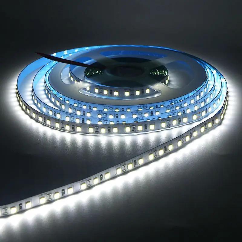 Bandă LED 5M 12/24V cu Bandă Dublu Adezivă IP44