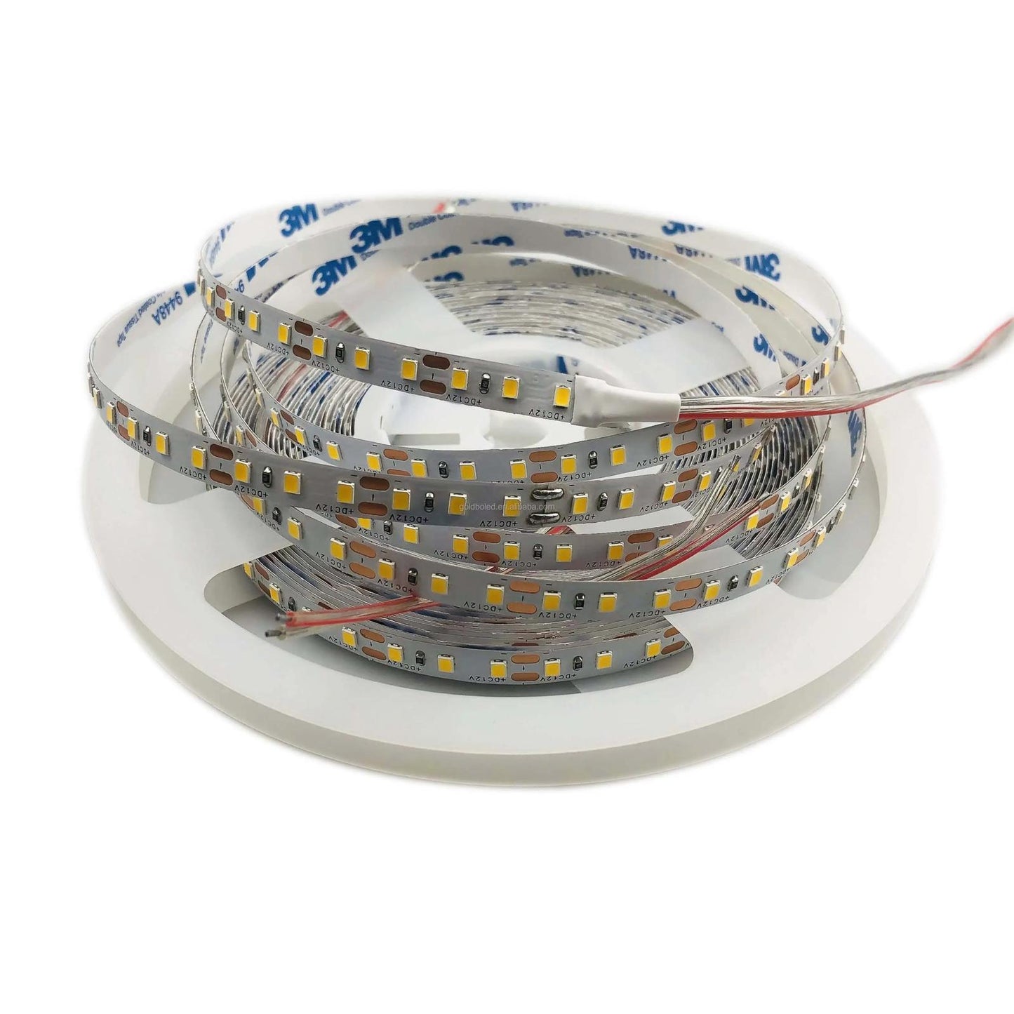 Bandă LED 5M 12/24V 120 LED-uri/m - Alb Cald/Rece/Natural, Roșu, Verde, Mov, Albastru, Galben, Roz, IP44, cu Bandă Dublu Adezivă - Iluminat Puternic și Versatil