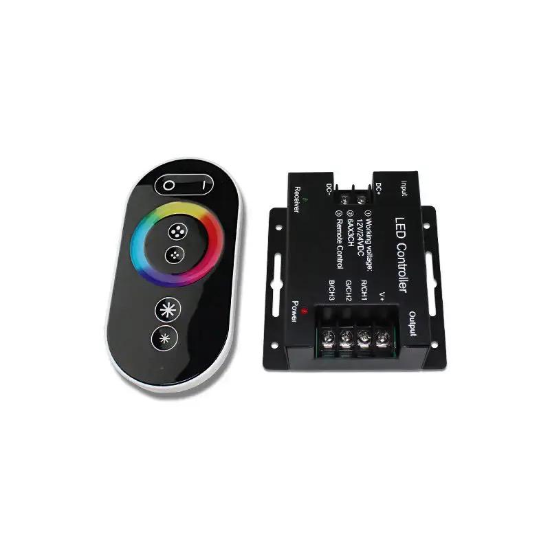 Control Intensitate Lumină LED RGB 12-24V cu Dimmer