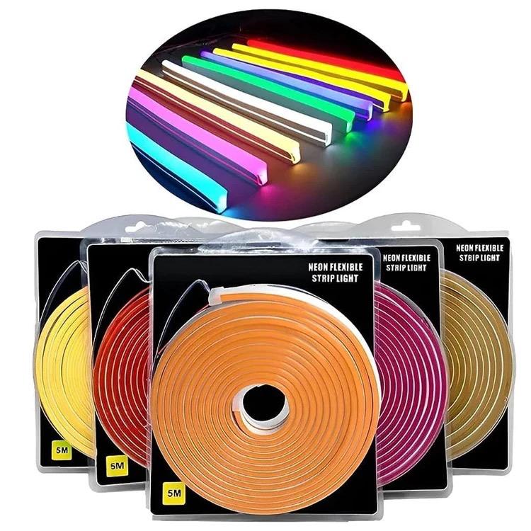 Iluminat flexibil Bandă LED Neon 12V 5M pentru interior și exterior