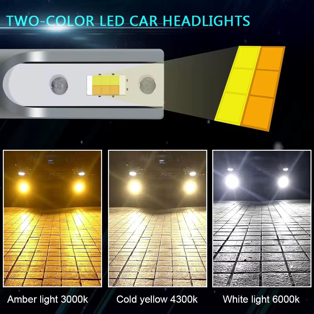 becuri auto LED puternice 80W 16000 lumeni