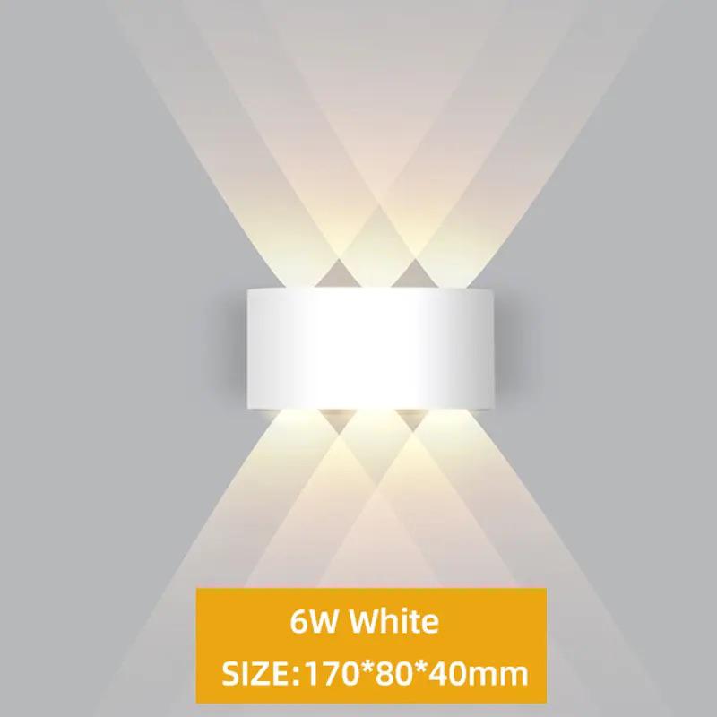 lampă aplica LED exterior albă alb cald alb rece 6W