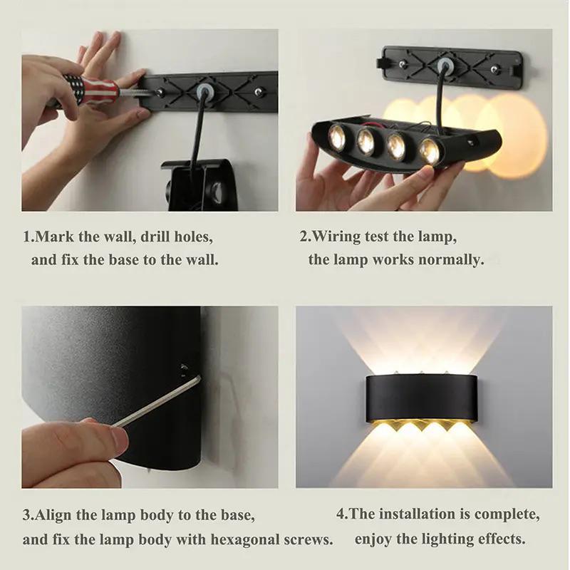 lampă LED decorativă exterior rezistentă la intemperii