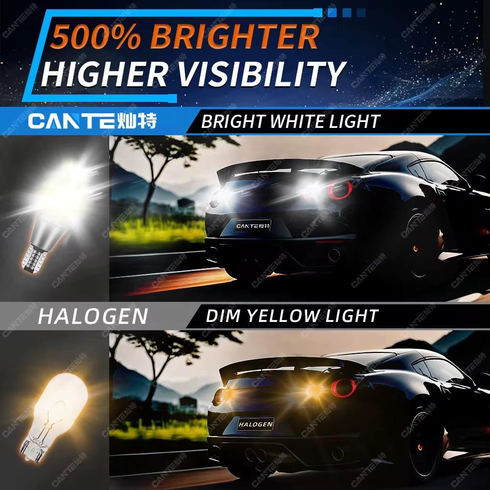 Set becuri LED T15 3030 CANBUS instalare rapidă fără eroare
