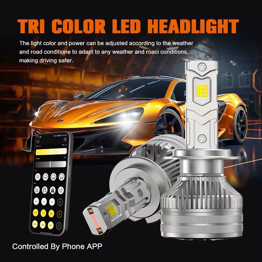 becuri faruri auto led 27.000lm