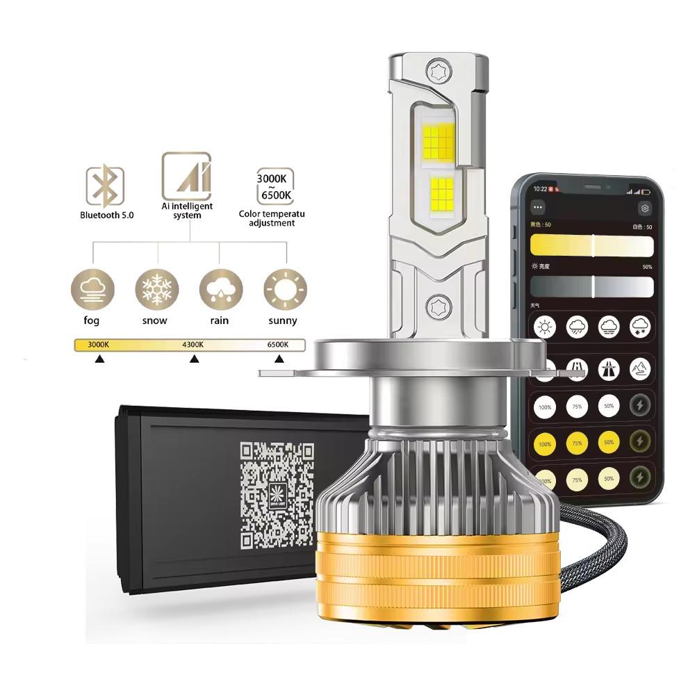 set 2 becuri led auto premium 210w
