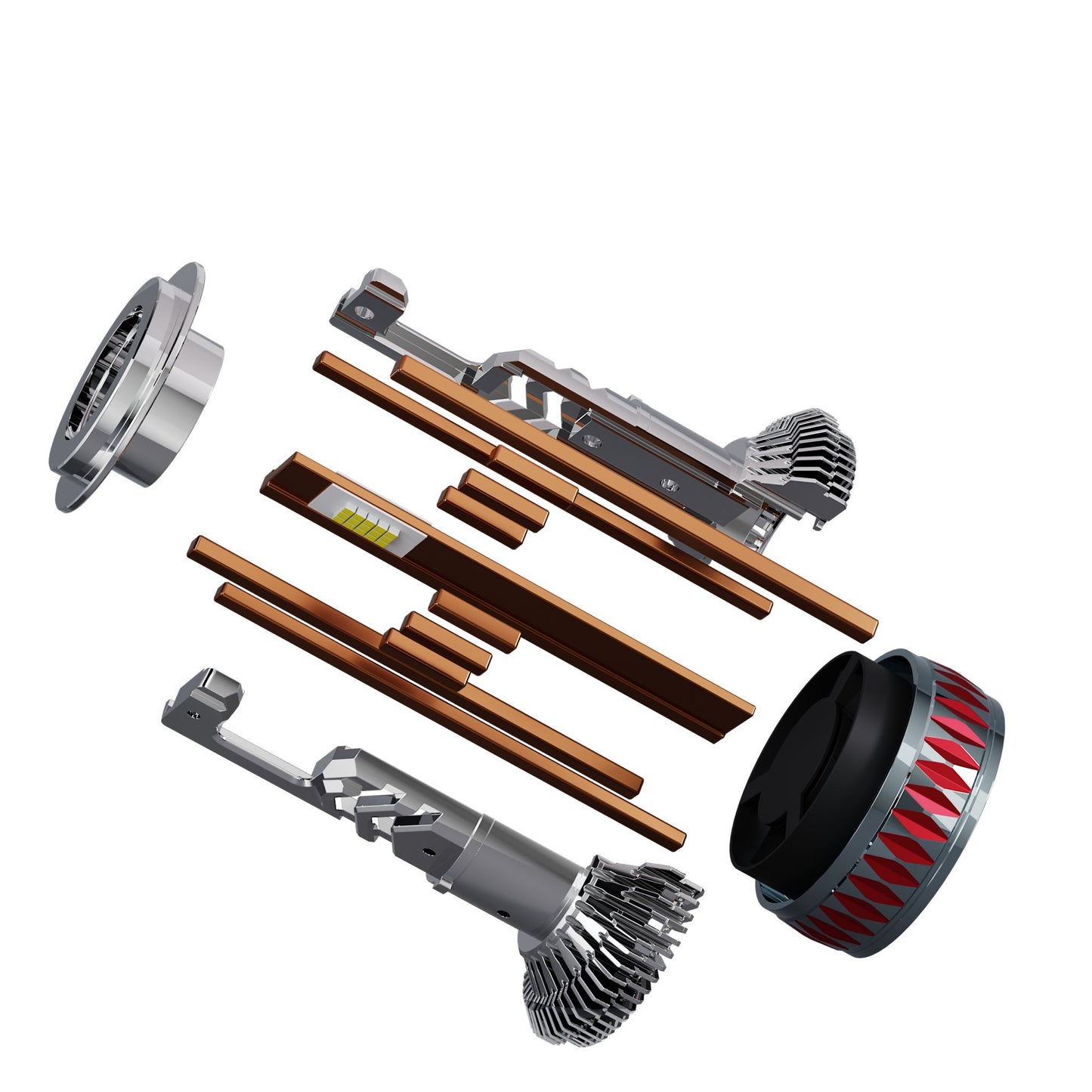 becuri led h7 auto 400w ventilator integrat suport rotativ iluminare puternica