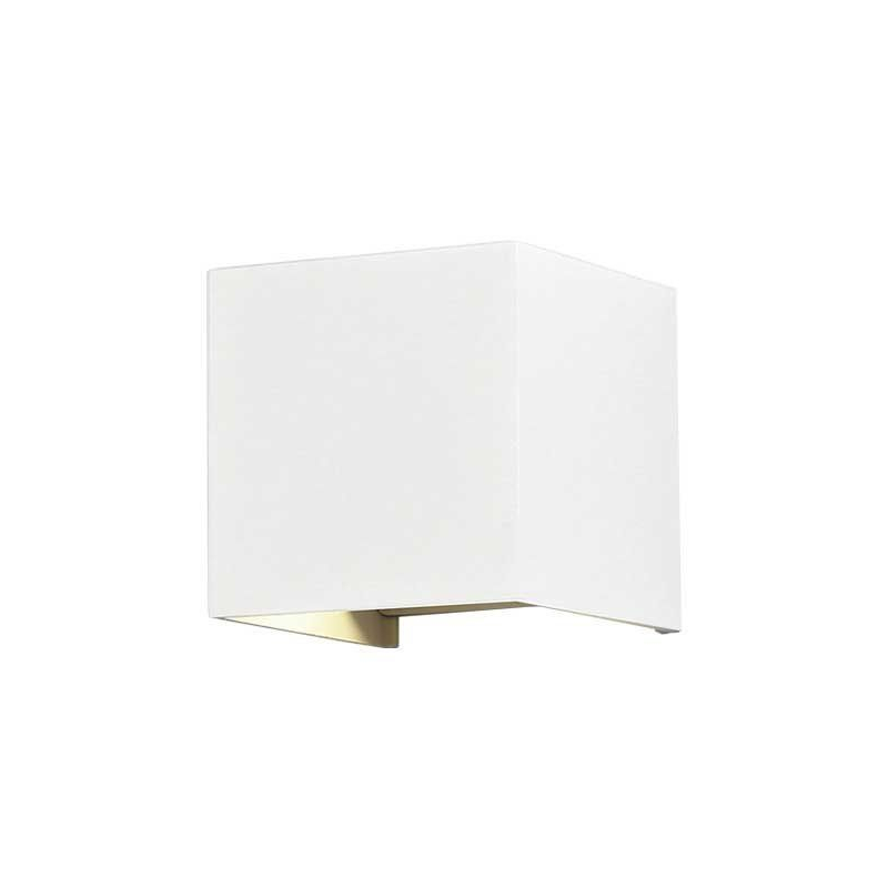 Aplica LED Perete 2x3W, Cub cu Lumină Reglabilă pentru Spații Exterioare