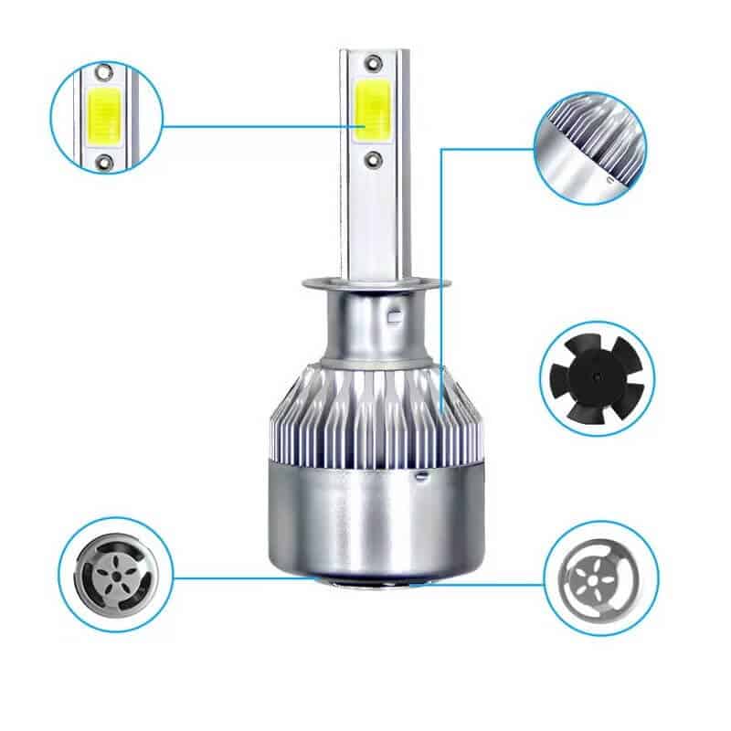 Becuri LED C6 - 6500K, 3800 Lumeni