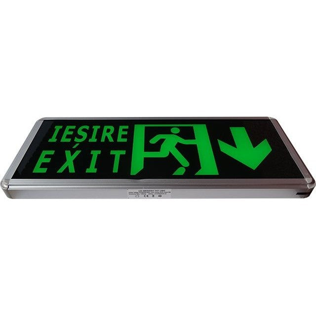 Indicator LED iesire jos 220V iluminare evacuare sigură
