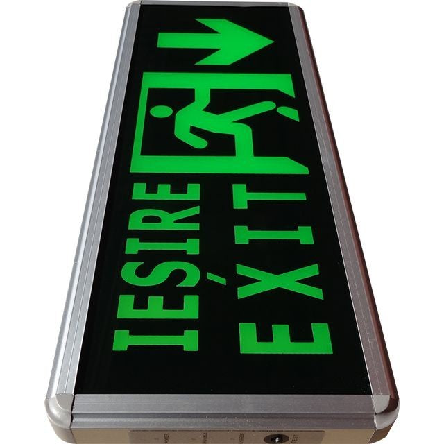 Lampa LED indicator evacuare jos 220V iluminare puternică
