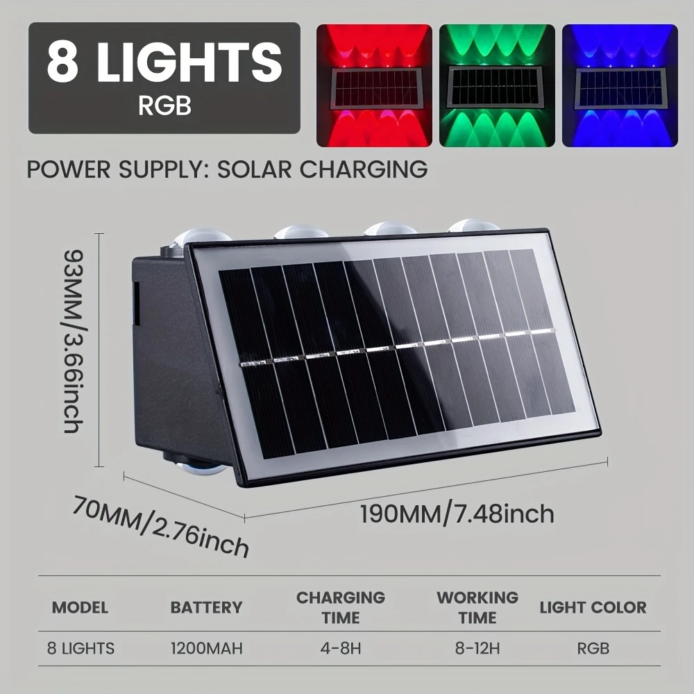 lampă LED perete exterior cu iluminare sus-jos