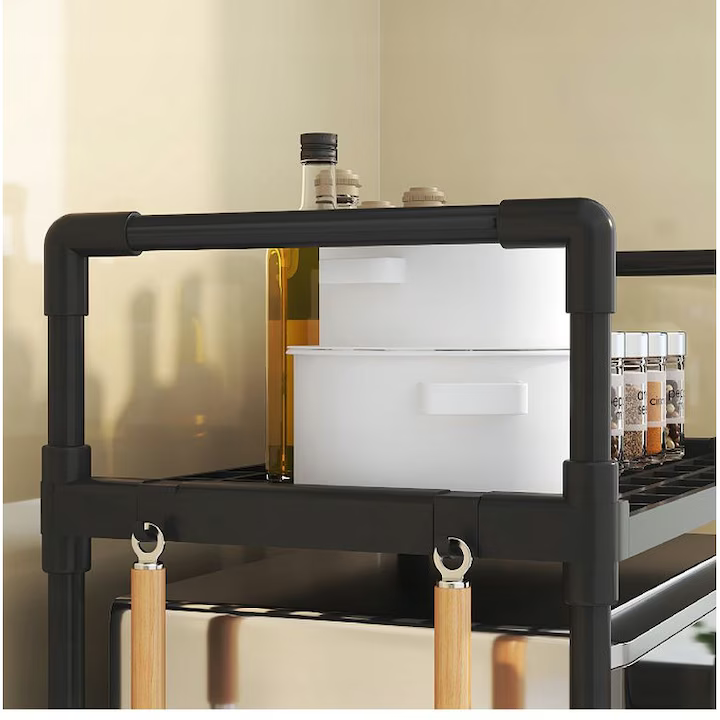 etajera multifunctionala din plastic pentru cuptor microunde