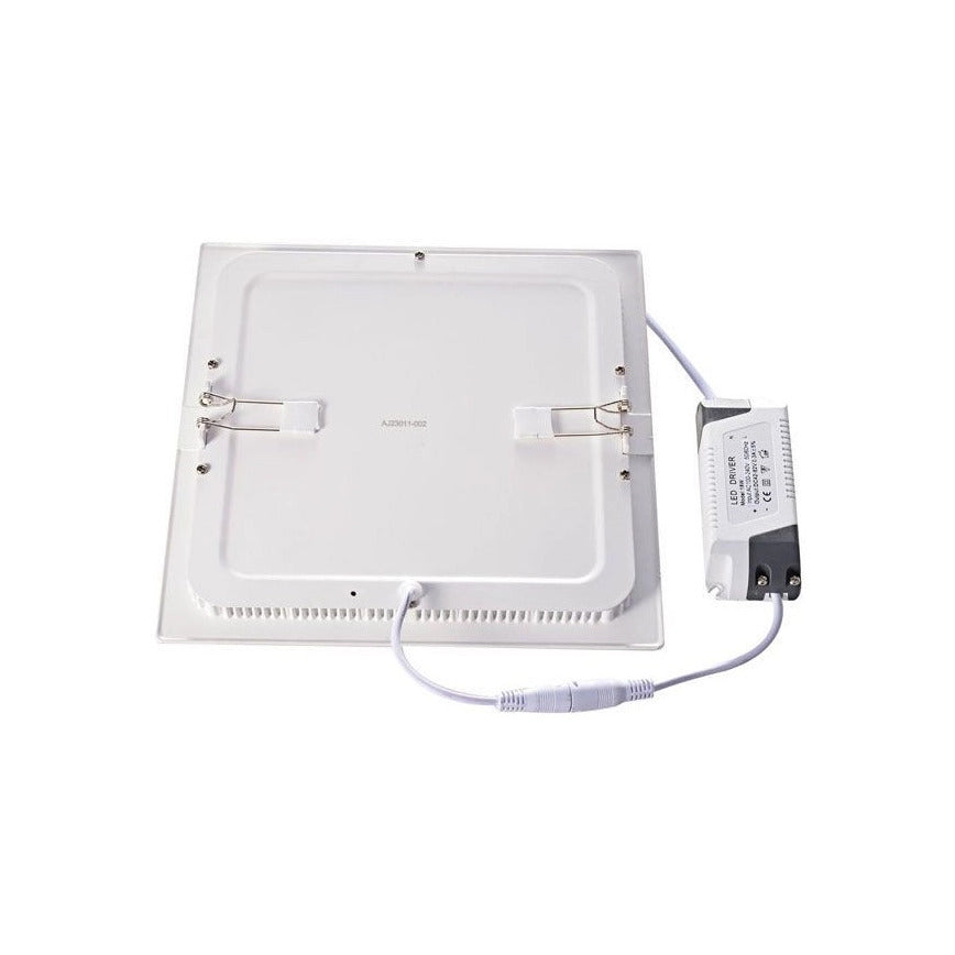 Instalare ușoară lampă spot LED pătrată slim, 3000K