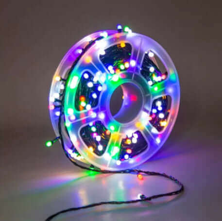 benzi led decorative colorate 500led exterior casa aspect futurist