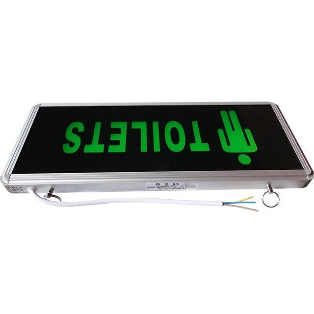 Lampa LED compactă urgență toaletă bărbați 356x150mm