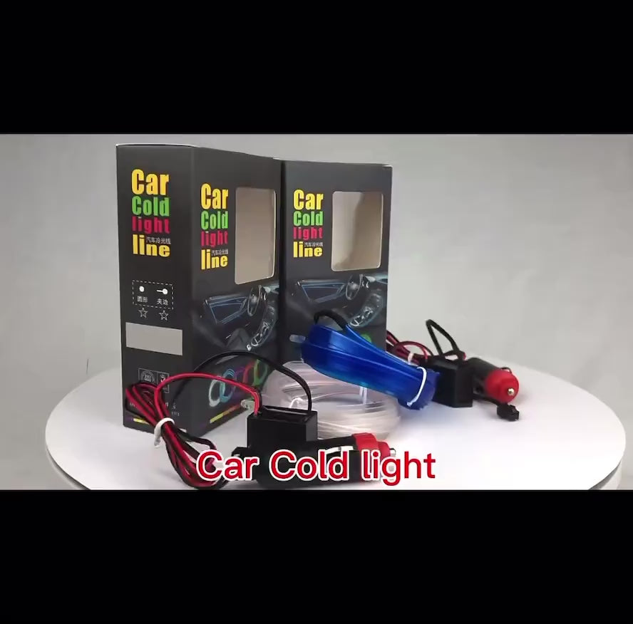 Banda Decorativă Auto LED 2 Metri - Iluminare Interioară Personalizată