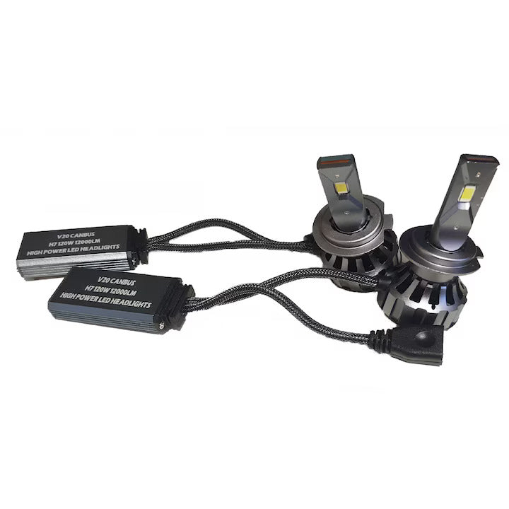 set 2 becuri led auto canbus iluminare puternica 6000k fara eroare