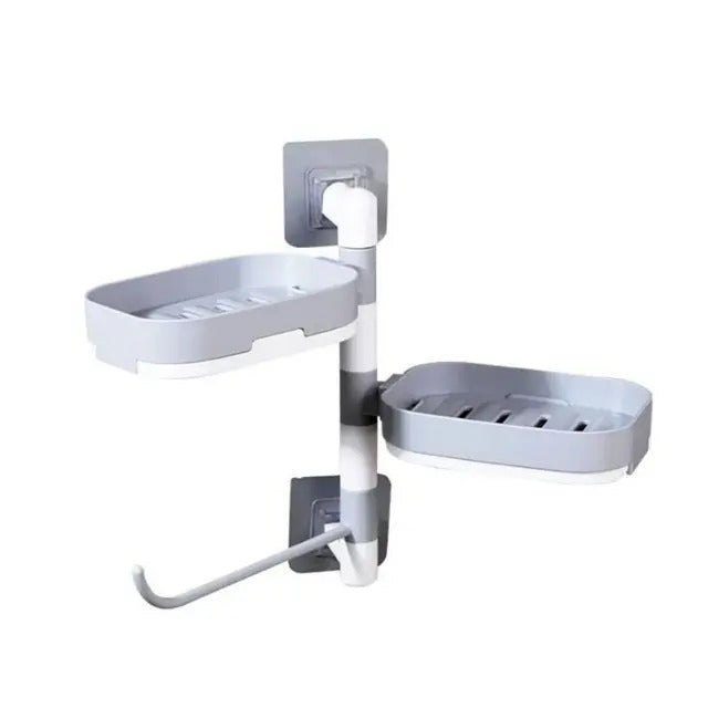 Organizator rotativ baie, ideal pentru cosmetice, periute si accesorii