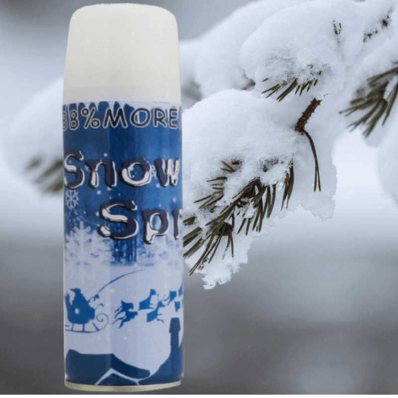 Decor de Iarnă cu Spray-uri de Zăpadă
