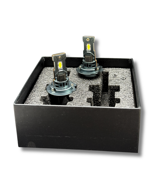 Set 2 becuri LED Auto H7 Multimodel CANBUS 150W 19000LM cu ventilator și chip 3570