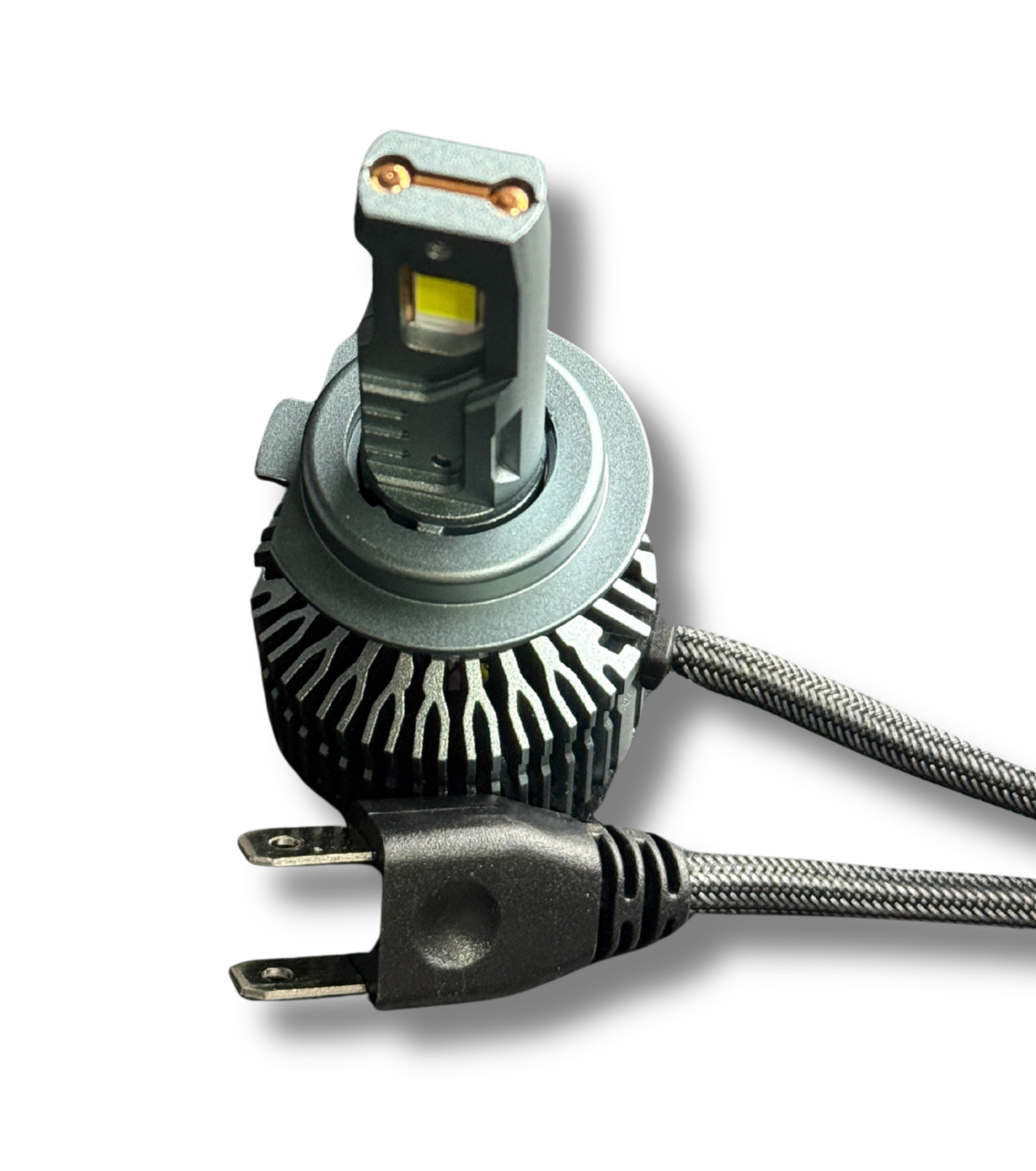 Set LED H7 auto 430W 35000LM ventilator + 3x cupru fara erori