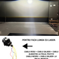 Set 2 x Lupa Far Auto 3 Inch Intelligent LED si Laser A98 - 120W, 20000 Lm - Universale și Eficiente