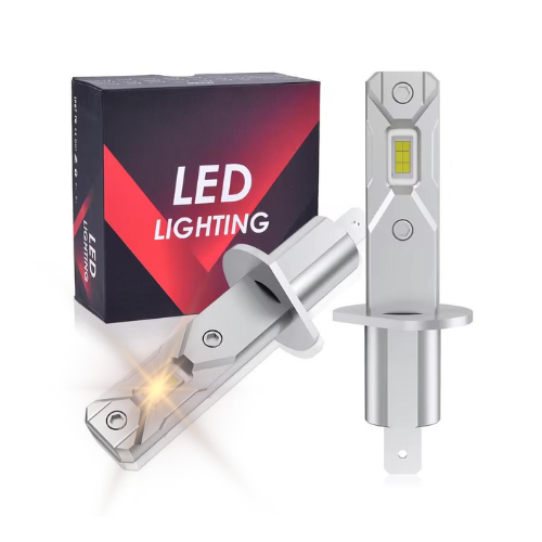 becuri LED H1 120W lumina galbena 4000K CANBUS