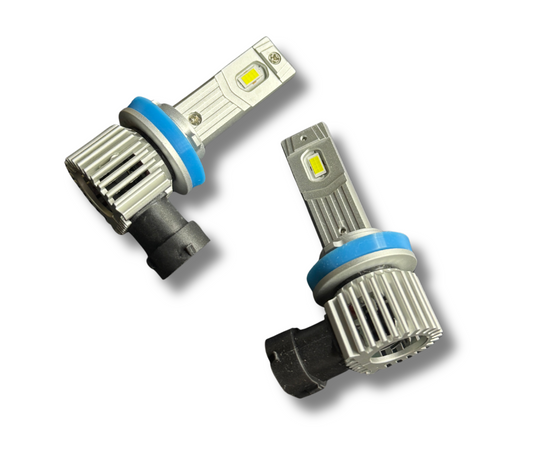 becuri led auto h11 h8 h9 canbus 21000lm lumina alba 6000k