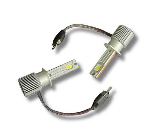 becuri led auto h1 canbus 21000lm lumina alba 6000k ultra puternice